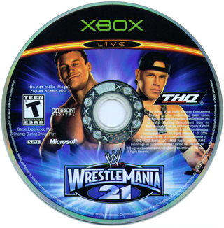 WWE - WrestleMania 21 (USA) Game Disc